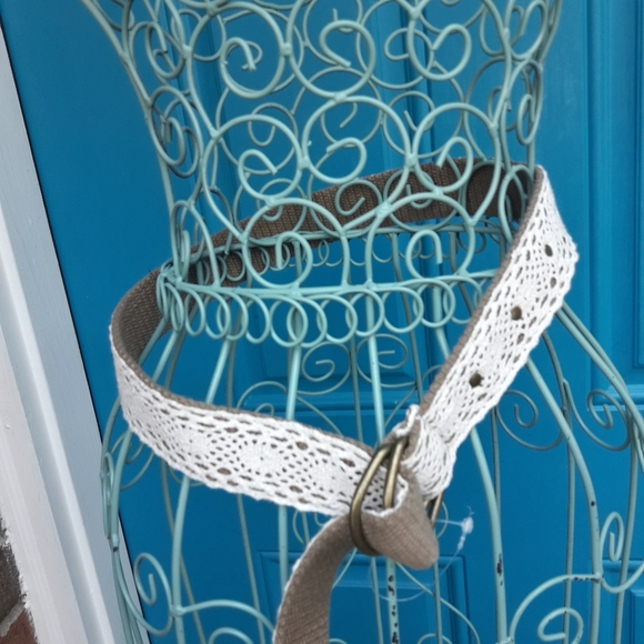 Boho Lace Belt or Purse Strap Embroidered Cloth - Picture 14 of 16